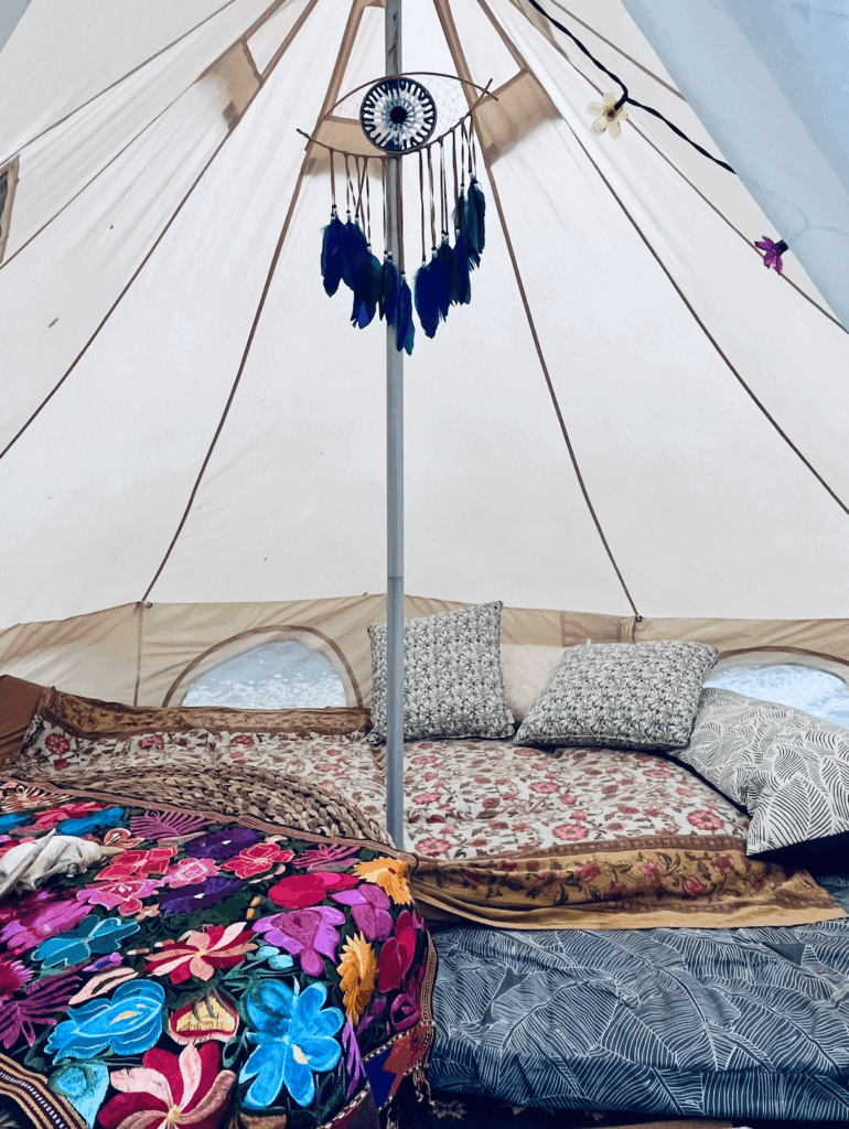 Raja Bell Tent Yurt KC Inside